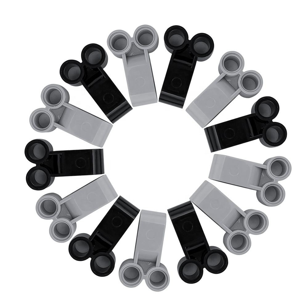 EduWeDo No. 32557 Teknik Dik Açılı Çiftli Konektör (Pin Connector Perpendicular Double 3L) – Robotik Üç Boyutlu Şasi Birleştirme ve Rijit Bağlantı Elemanları