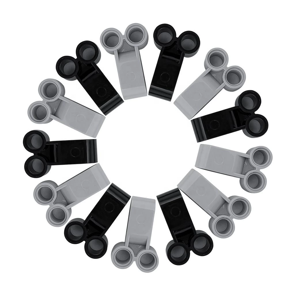 EduWeDo No. 32557 Teknik Dik Açılı Çiftli Konektör (Pin Connector Perpendicular Double 3L) – Robotik Üç Boyutlu Şasi Birleştirme ve Rijit Bağlantı Elemanları