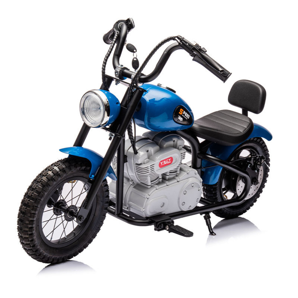 Road-Legend Custom 24V - Yüksek Gidonlu, Street-Chopper Tarzı, Güçlü Akülü Motor