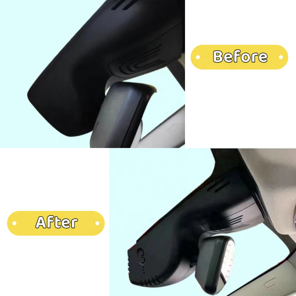 BMW 3 Serisi, 325i, XDrive30i ve 325Li Modellerine Özel Mini Çift Lensli Dash Cam