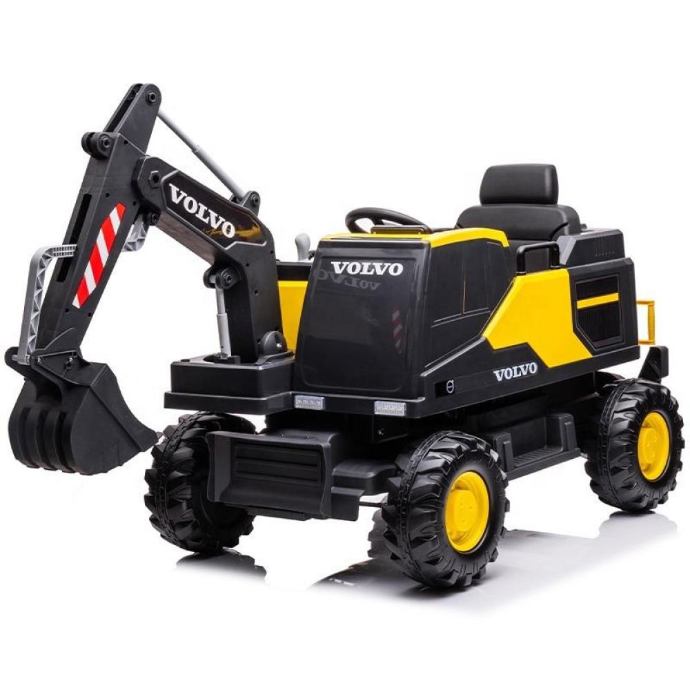 Volvo-Construct 12V Excavator - Fonksiyonel Kepçeli, Volvo Lisanslı, 12V Çift Motorlu ve Operasyonel Akülü İş Makinesi