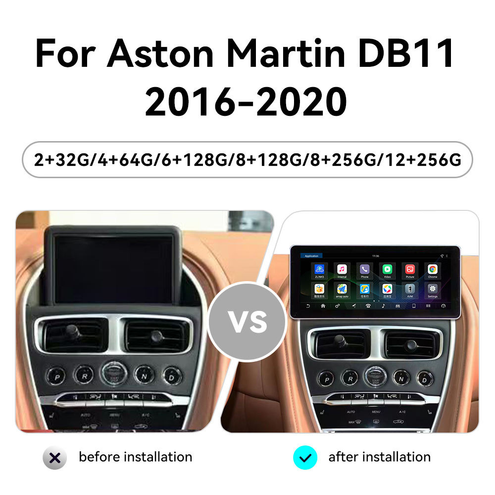 Aston Martin DB11 (2016-2020) Android Multimedya & Navigasyon Sistemi