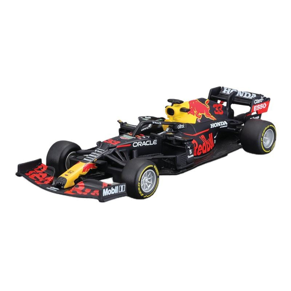 Bburago 1/43 Red Bull Racing RB18 (2022) Diecast Şampiyonun Yeni Çağı ve Max Verstappen’in 1 Numaralı Zafer Makinesi