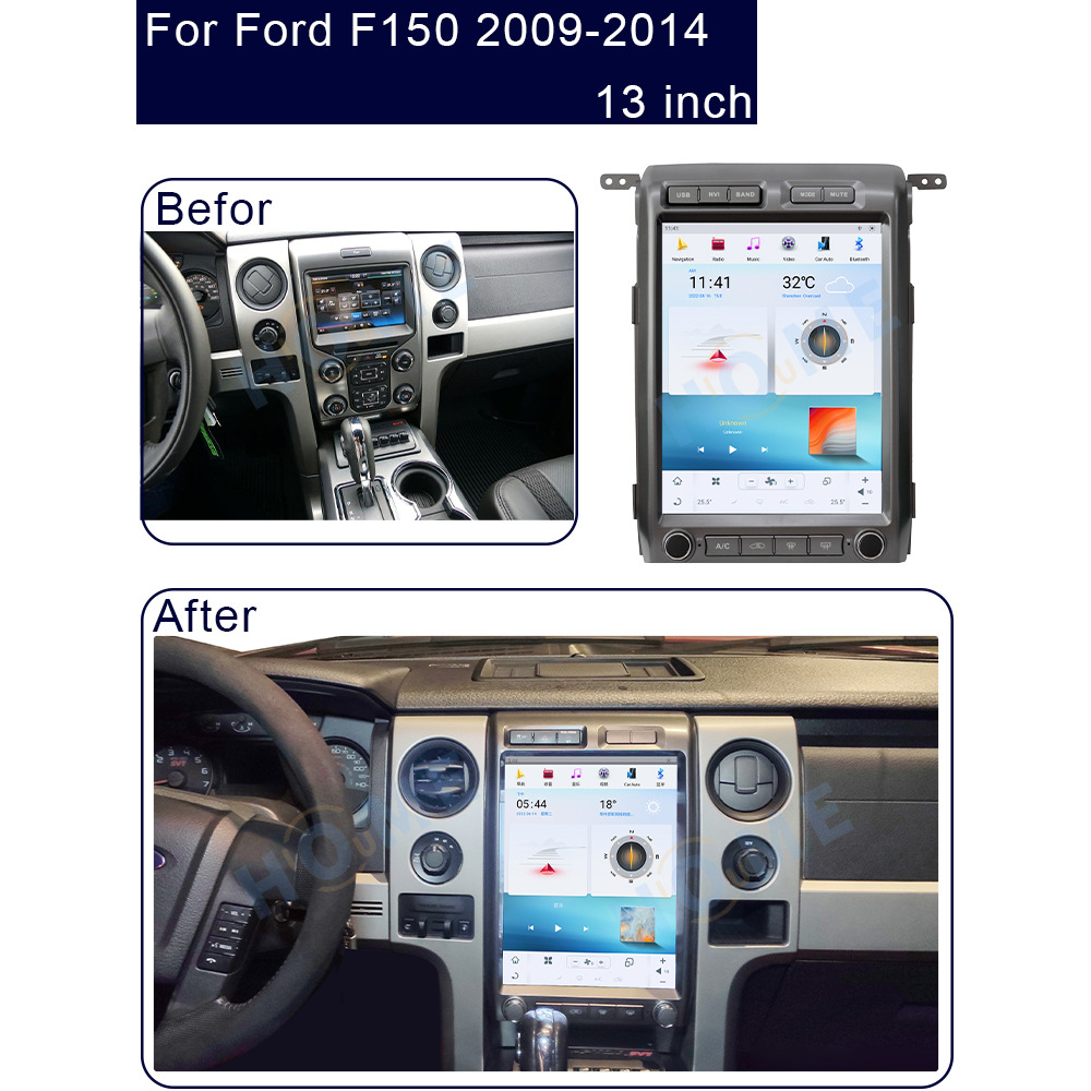Ford F150 Tesla Ekran 2009-2014