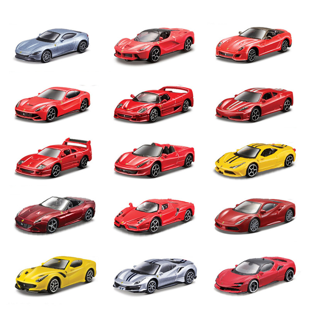 Ferrari Serisi 1/64 Diecast Model Araba Koleksiyonu - Daytona SP3, LaFerrari, F40