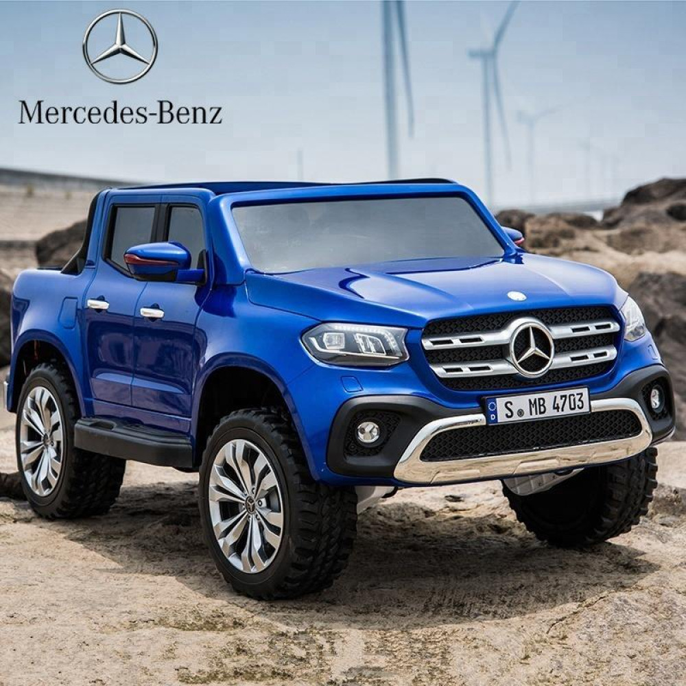 X-Class Luxury 24V 4WD - 4 Motorlu, Gerçek 2 Kişilik, 24V ve Lisanslı Akülü Mercedes Pick-up