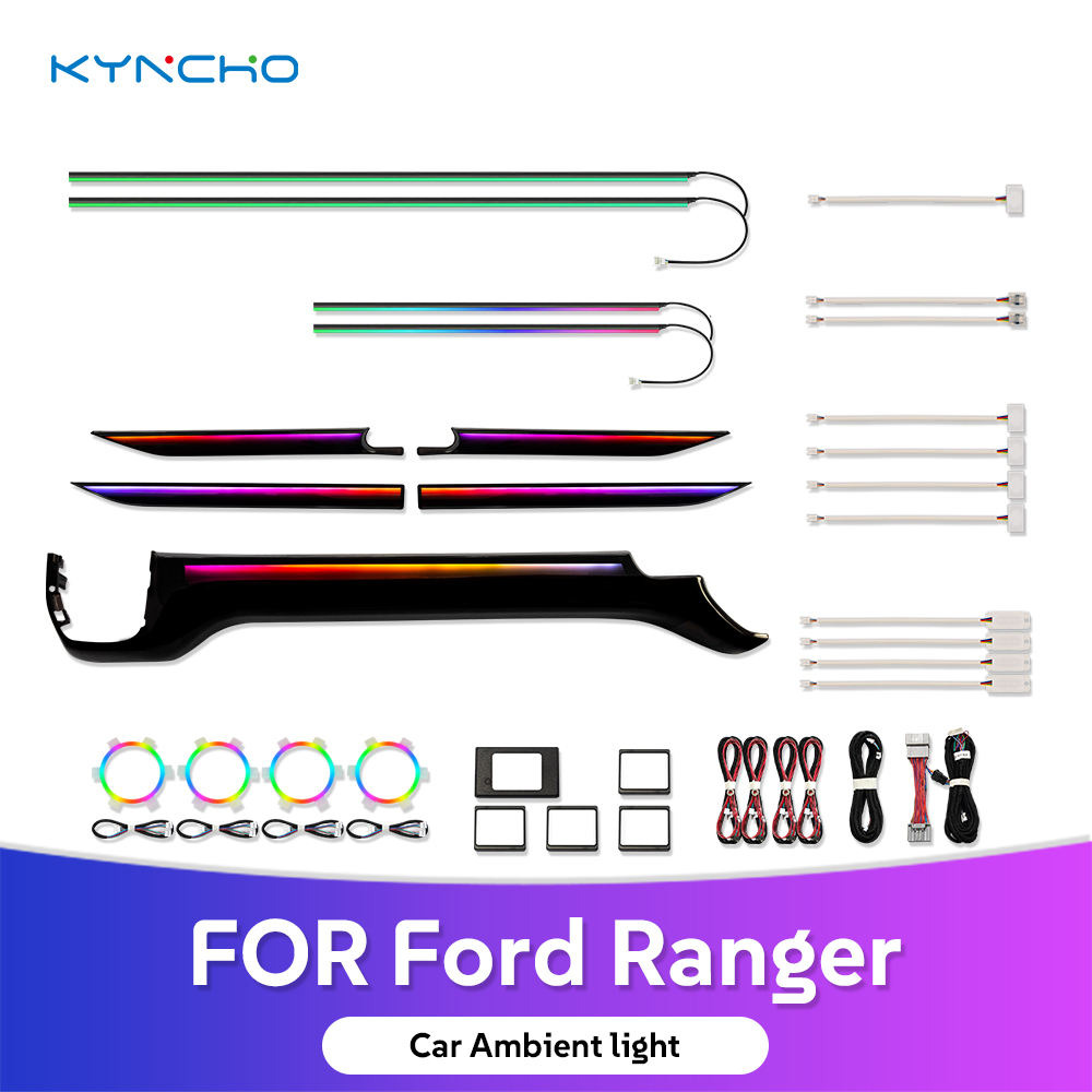 Ford Ranger (2016-2025) Pure White LED İç Mekan Ambiyans Aydınlatma Sistemi