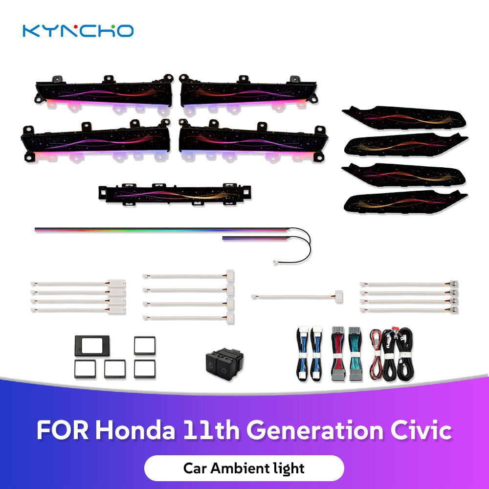 Honda Civic FE (2022-2025) Smart Marquee Symphony LED İç Mekan Ambiyans Aydınlatma Sistemi