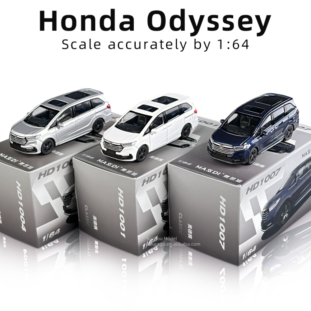 Massdi 1/64 Koleksiyon Serisi - Odyssey MPV, Lexus IS300 ve Hiace Diecast Modeller