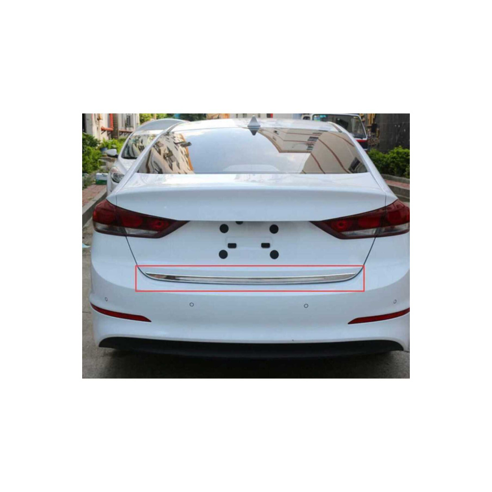 Hyundai Elantra 2016-2019 Içın Uyumlu Bagaj Kapagı Çıtası Krom