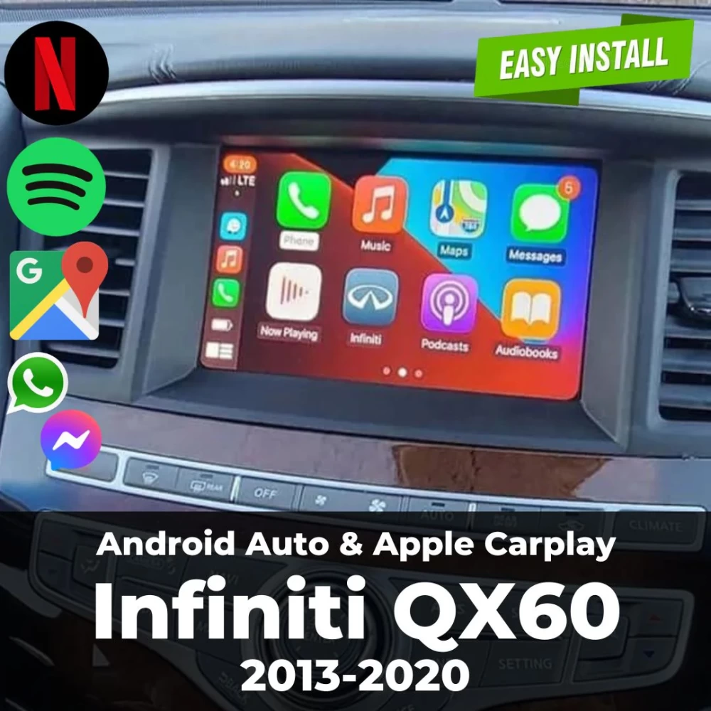 Infiniti QX60 Apple Carplay ve Android Upgrade Modül 2013-2020