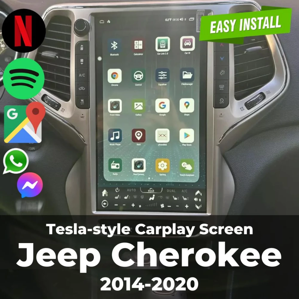 Jeep Cherokee Tesla Ekran 2014-2020