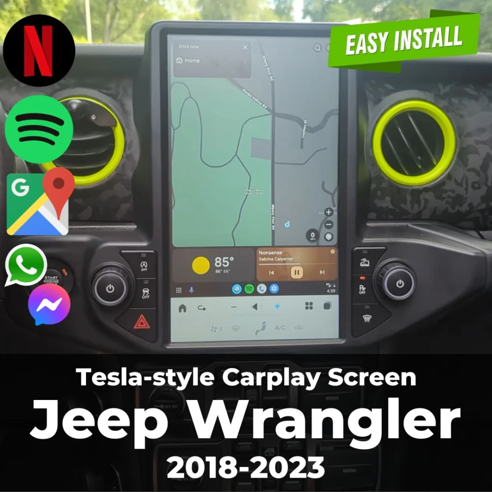 Jeep Wrangler Tesla Ekran 2018-2023