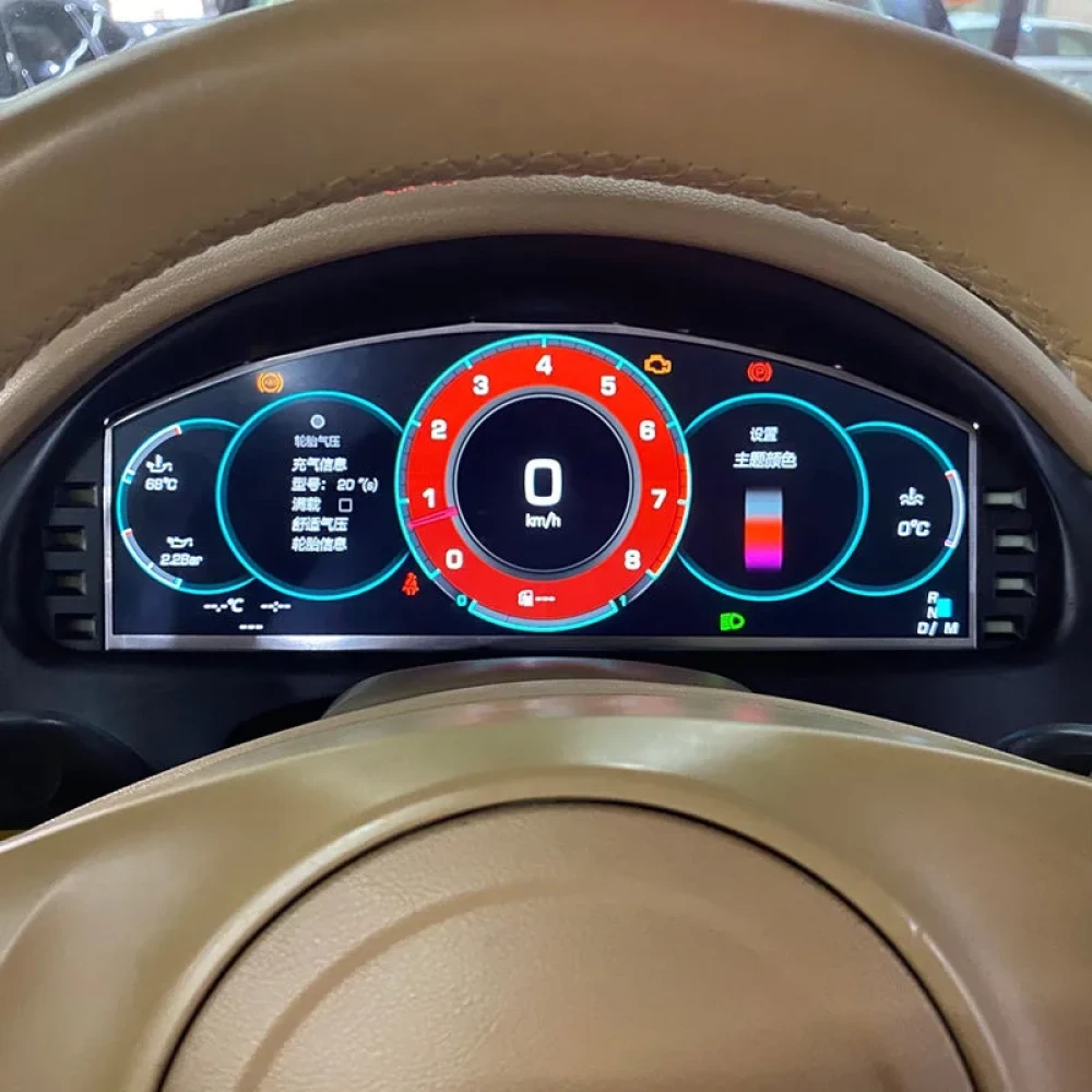 Porsche Cayenne, Macan ve Panamera İçin Dijital Hayalet Ekran Gösterge Paneli Yükseltme Kiti