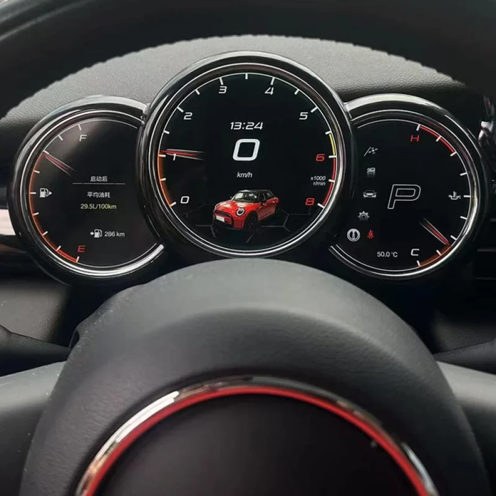 Mini Cooper (2014-2023) İçin Dijital LCD Gösterge Paneli ve Hayalet Ekran Yükseltmesi