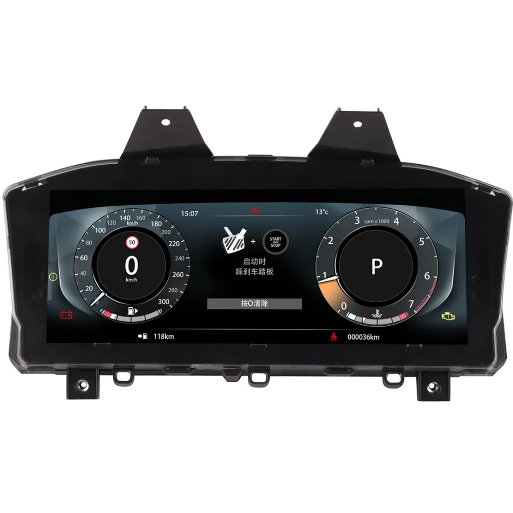 Range Rover Evoque (2013-2017) İçin 12.3 inç Dijital Hayalet Ekran Gösterge Paneli