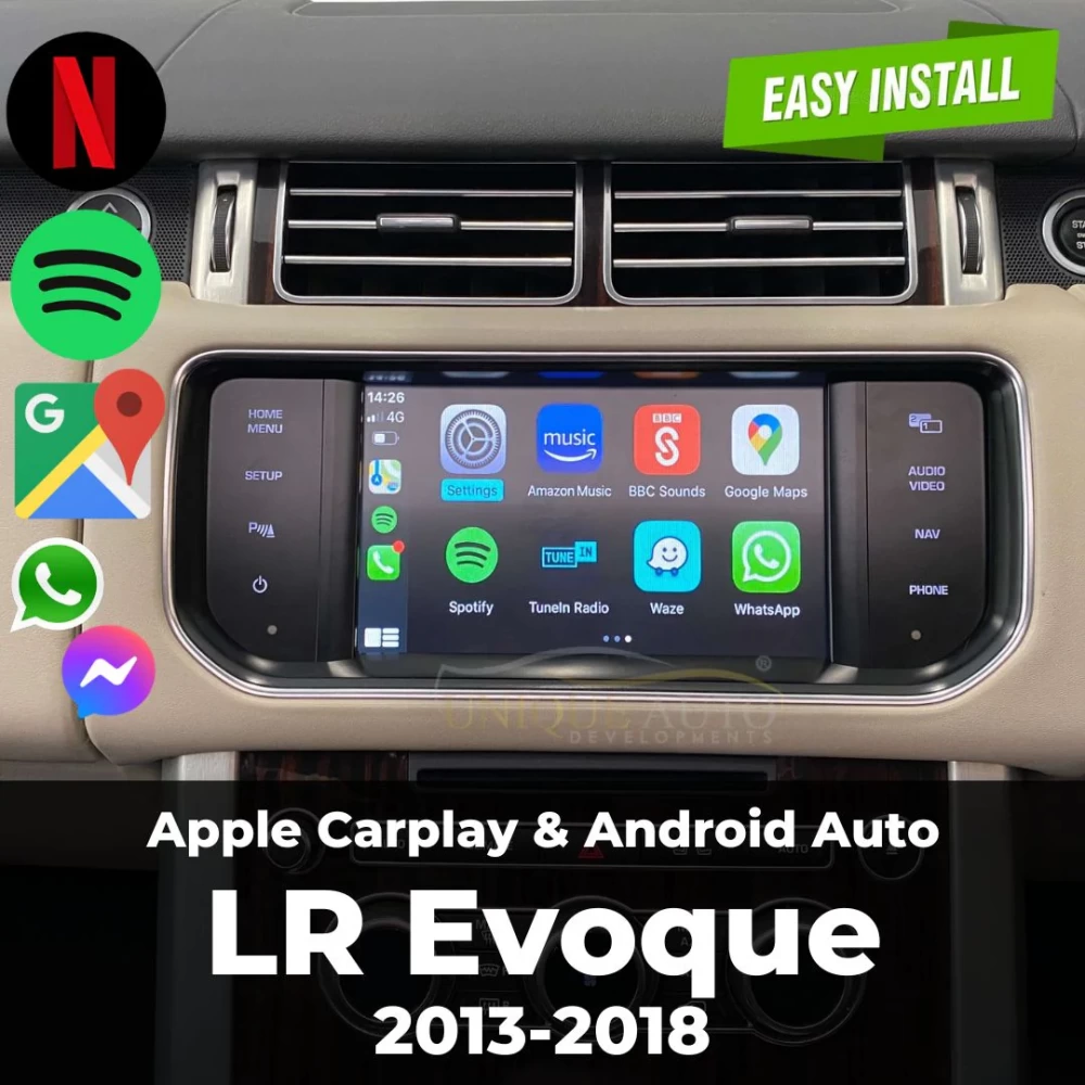 Land Rover Evoque Apple Carplay ve Android Upgrade Modül 2013-2018
