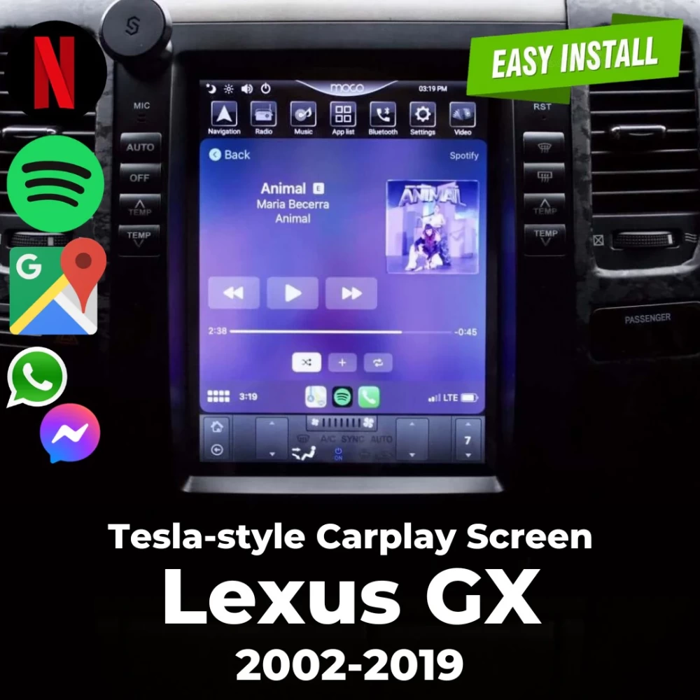 Lexus GX Tesla Ekran 2002-2019