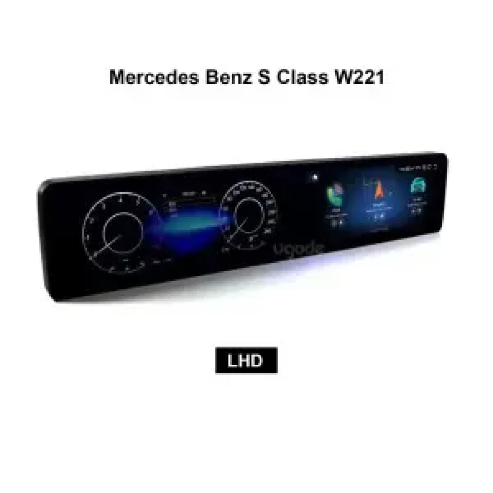 Mercedes Benz S Class W221 Long 21 inch İkili Multimedya Ekran (Dual Screen) - CarPlay - Android - GPS Navigasyon 2005-2013