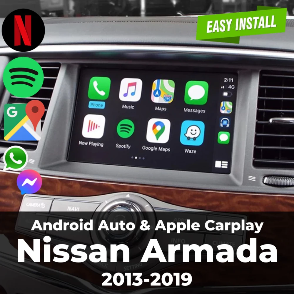 Nissan Armada Apple Carplay ve Android Upgrade Modül 2013-2019