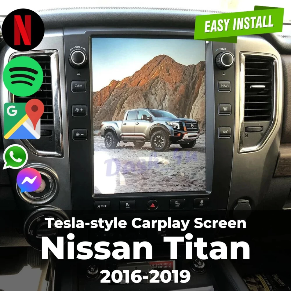Nissan Titan Tesla Ekran 2009-2021