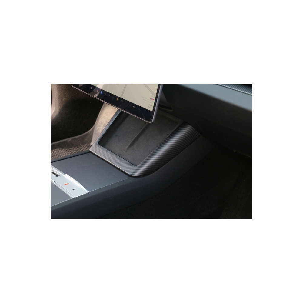 2025+ MODEL Y JUNIPER IÇIN UYUMLU ORTA SARZ KENAR KARBON KAPLAMA