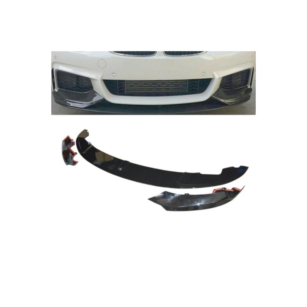 Bmw 3 Serisi F32 İçin Uyumlu Ön Lip Piano Black 2014-2020