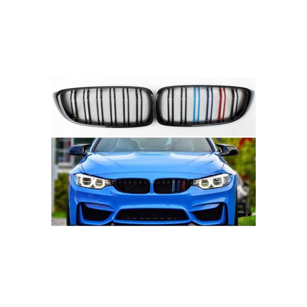 Bmw 4 Serisi F32 Için Uyumlu M4 Böbrek Panjur M Renk 2013-2019