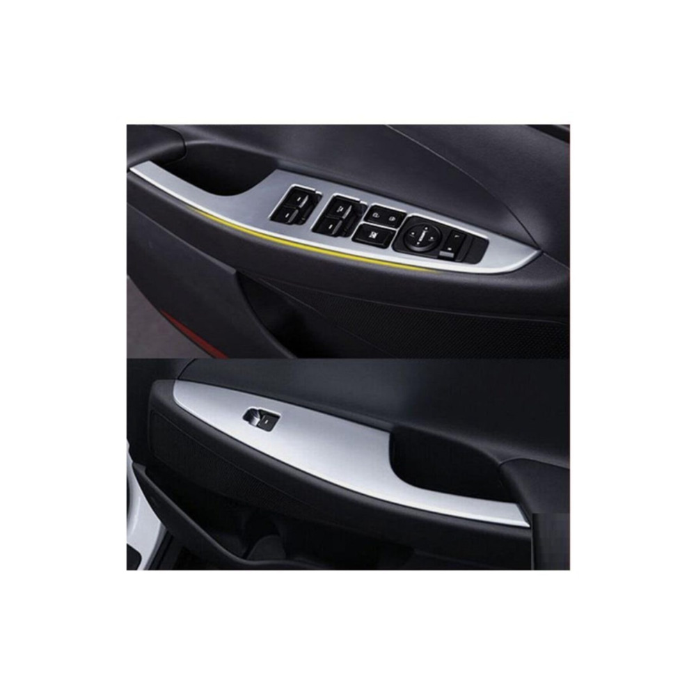 HYUNDAİ TUCSON İçin Uyumlu  KAPI KOLÇAK KAPLAMA SİLVER 2015+