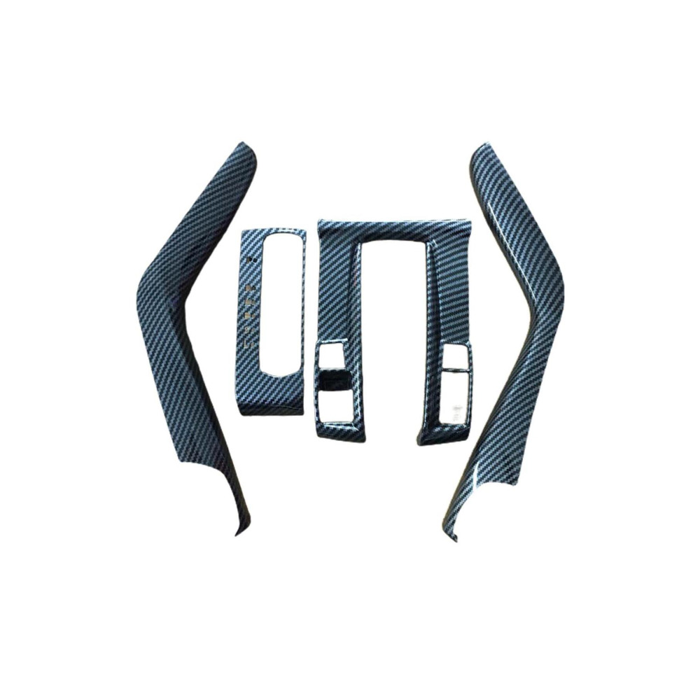 Honda Civic FC5 İçin Uyumlu Vites Konsol Kaplama Full Set Karbon 2016-2020