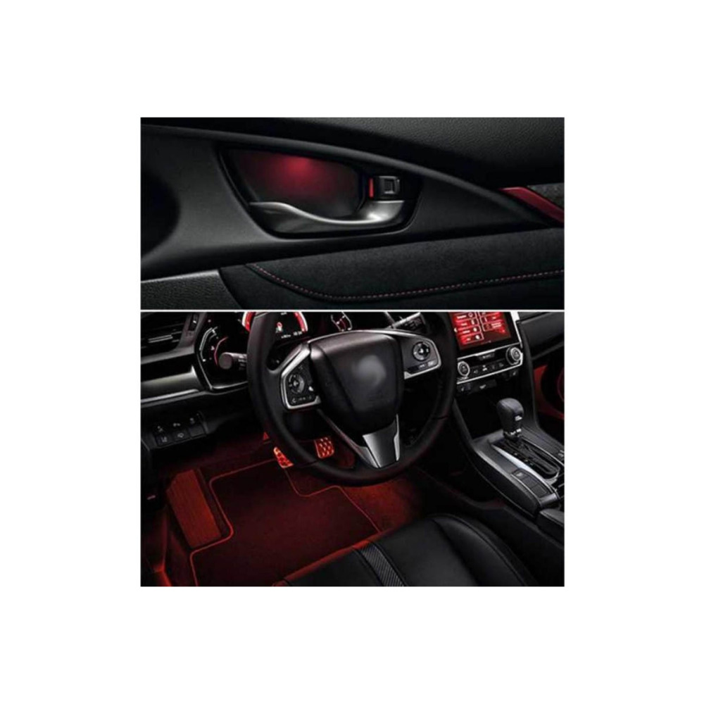 Honda Civic İçin Uyumlu FC5 Kapı İç ve Ayak Altı Aydınlatma Kırmızı Renk