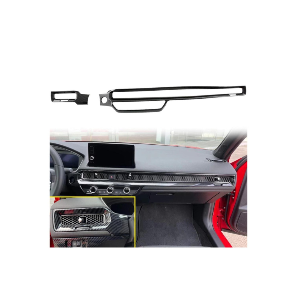 Honda Civic İçin Uyumlu Göğüslük Kaplama 2 Parça Karbon 2022