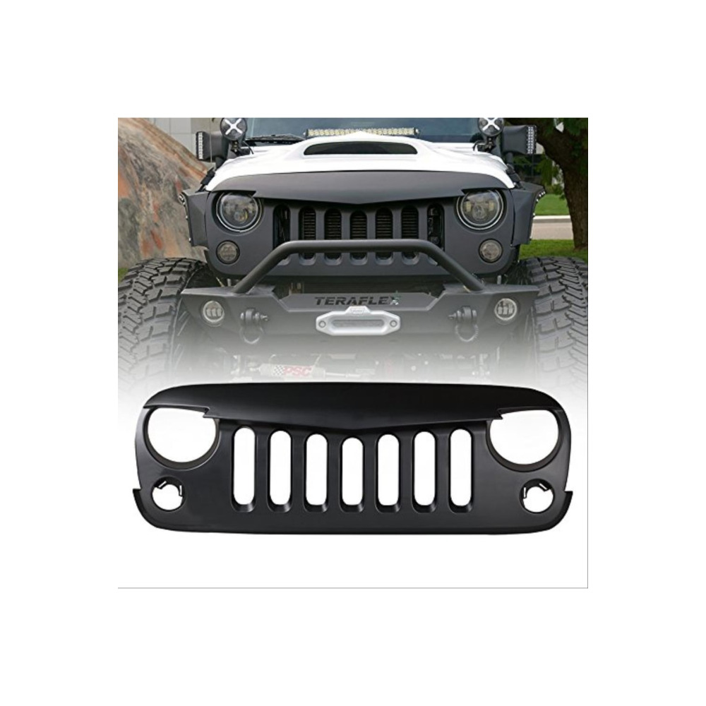 Jeep Wrangler İçin Uyumlu JK Panjur Dizayn A 2007-2017