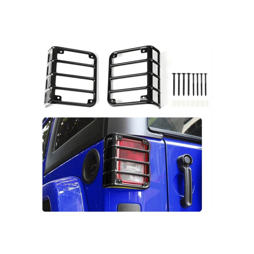 Jeep Wrangler İçin Uyumlu JK Tavan Sepeti ve Cam Çerçevesi Ledli 2007-2017