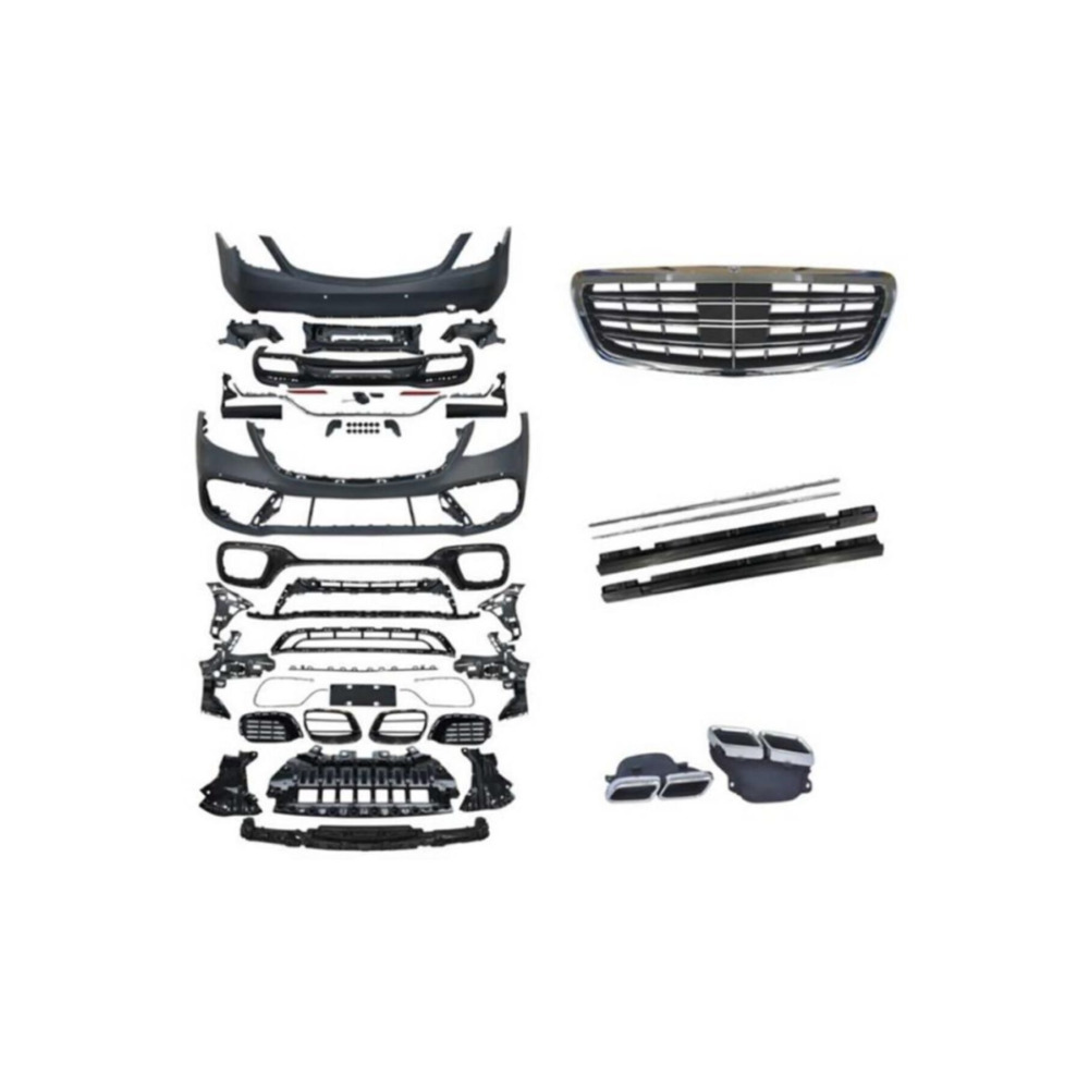 Mercedes W222 İçin Uyumlu S63 Body Kit 2014+