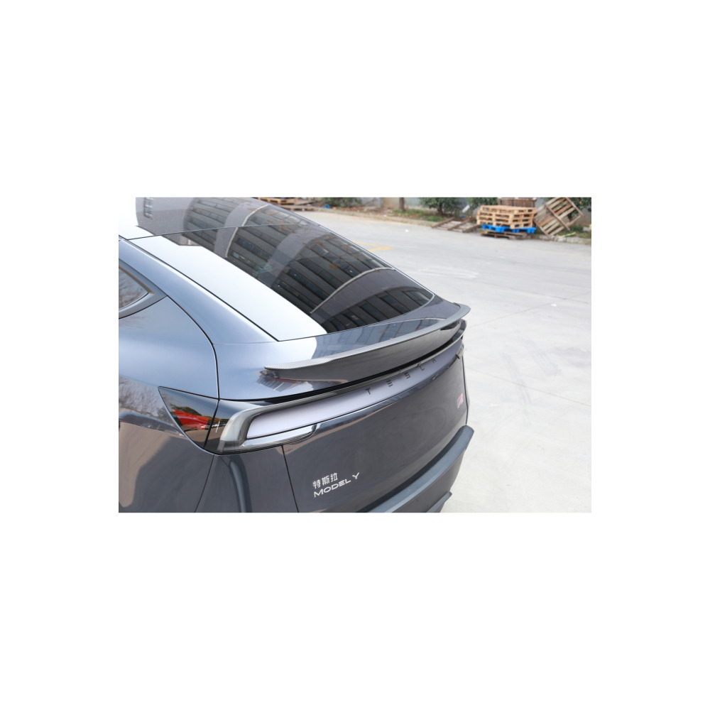 TESLA JUNIPER IÇIN UYUMLU SPOILER RÜZGARLIK PARLAK KARBON