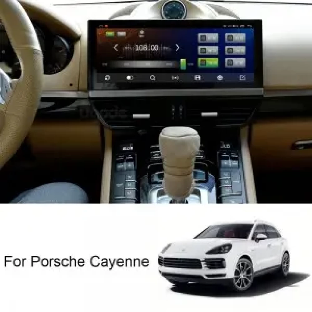 Porsche Cayenne 12.3 inch - CarPlay - Android - GPS Navigasyon - Multimedya Ekran 2014-2018
