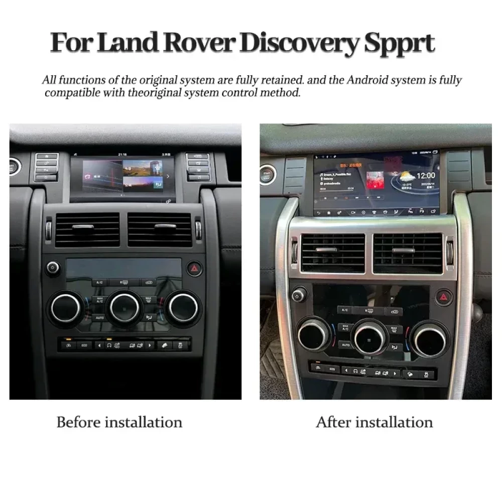 Land Rover Discovery Sport (2015-2019) İçin 8.8 İnç Android 13.0 Multimedya Sistemi