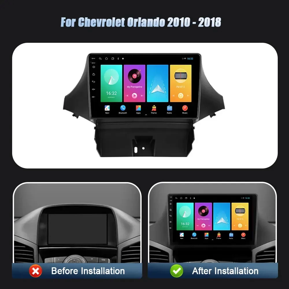 Chevrolet Orlando (2011-2015) Android 13.0 Multimedya ve Eğlence Sistemi