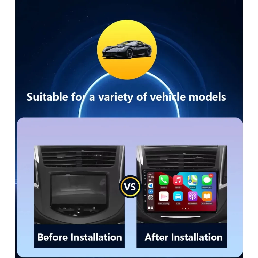 Chevrolet Trax & Tracker (2013-2018) Android 14.0 Multimedya ve Navigasyon Sistemi