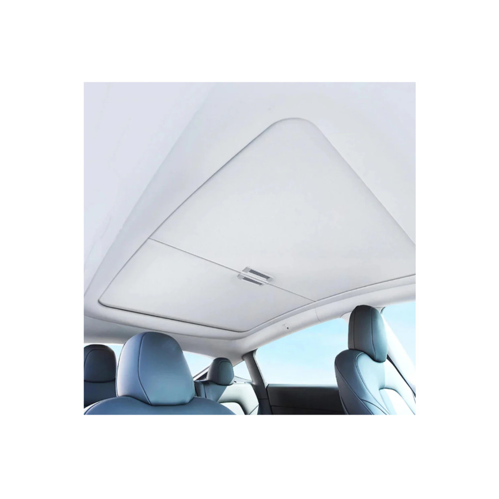 TESLA MODEL Y İÇİN UYUMLU ELEKTRİKSİZ MANUEL TAVAN PERDESİ