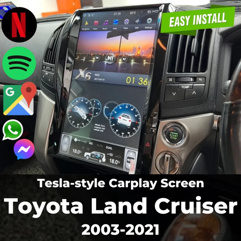 Toyota Land Cruiser Tesla Ekran 2003-2021