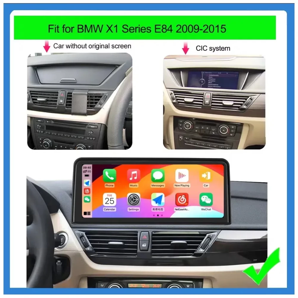 BMW 3 Serisi F30 Android Multimedya Sistemi - 10.25 / 12.3 İnç IPS Ekran (2013–2017)