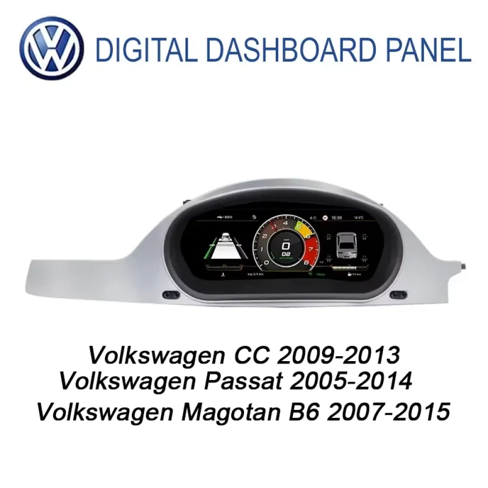 Volkswagen Passat B6, B7 & CC Dijital Gösterge Paneli - 12.3 İnç