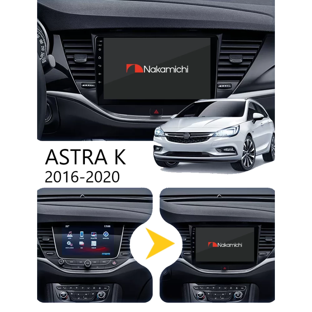 Opel Astra K (2016-2020) | Android Multimedya Navigasyon Sistemi