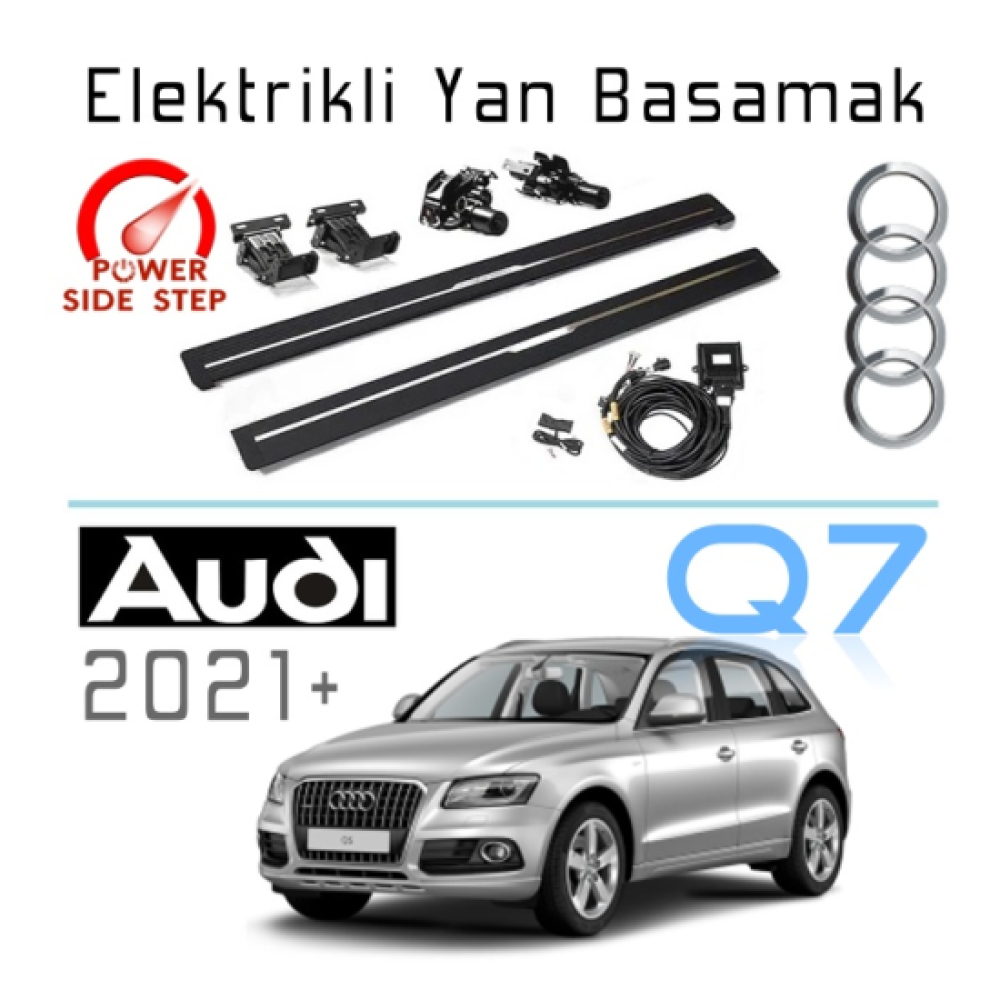 Audi Oto Elektrikli Yan Basamak Q7 2021+