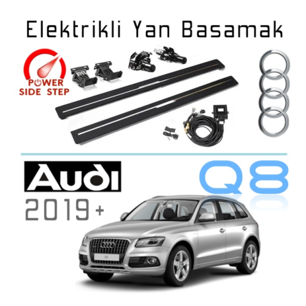 Audi Oto Elektrikli Yan Basamak Q8 2019+