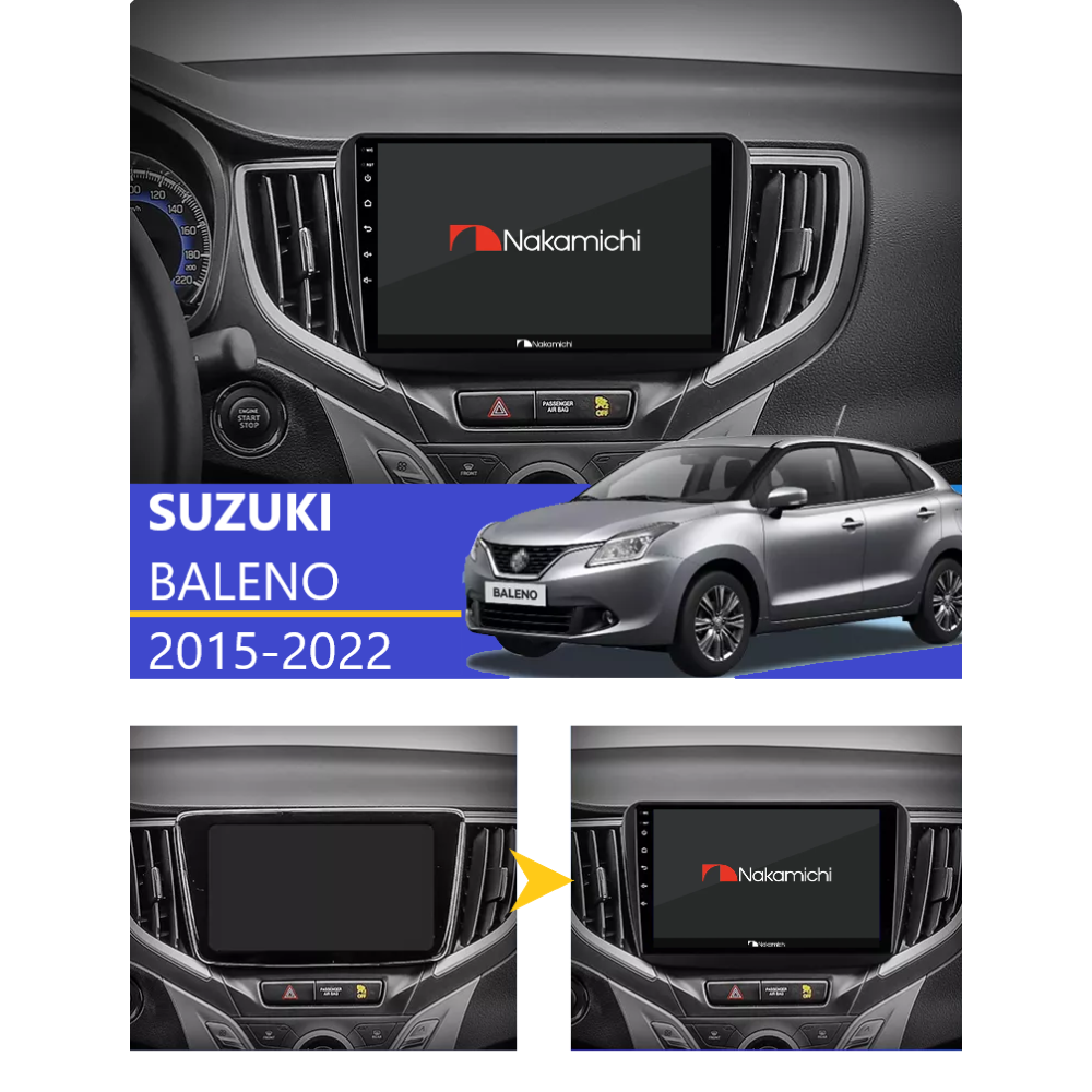 Suzuki Baleno (2015-2022) | Android Multimedya Navigasyon Sistemi