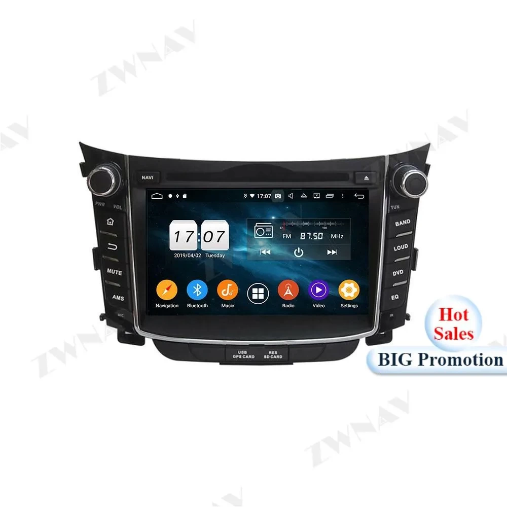 Hyundai i30 / Elantra GT (2012+) Android 14.0 Kablosuz CarPlay & Multimedya Sistemi
