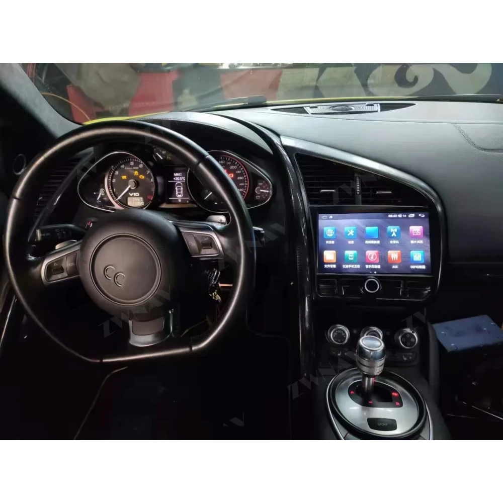 Audi R8 (2007-2015) Android 14.0 Tesla Style Dikey Multimedya Sistemi